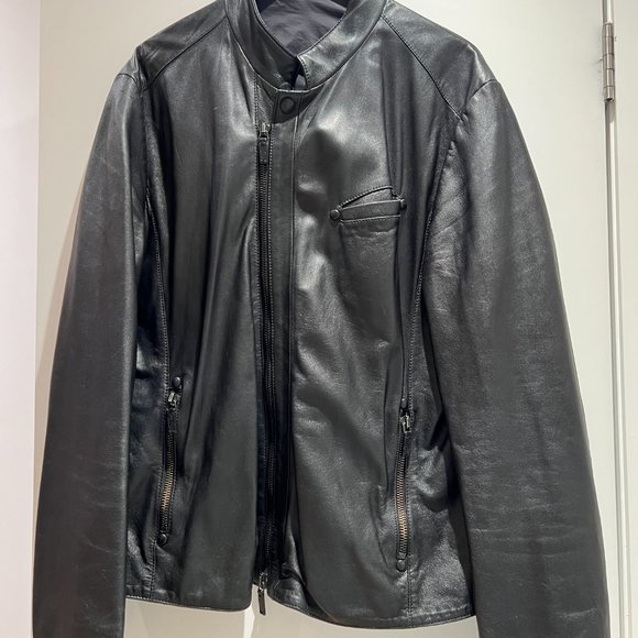 Giorgio Armani Leather Jacket - Picture 2 of 3